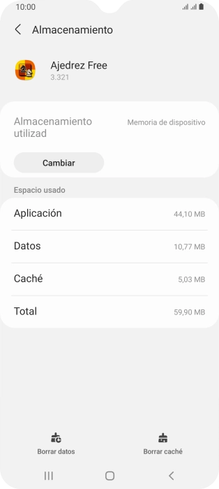Pulsa Borrar caché. Pulsa Borrar caché.