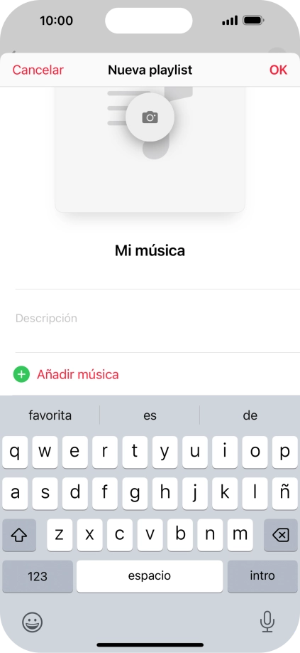 Pulsa Añadir música. Pulsa Añadir música.