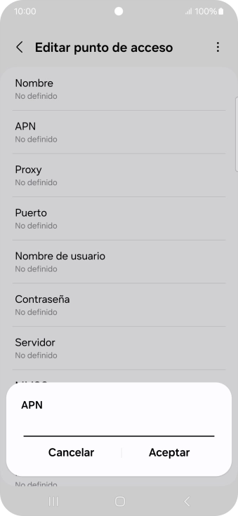 Introduce airtelwap.es y pulsa Aceptar. Introduce airtelwap.es y pulsa Aceptar.
