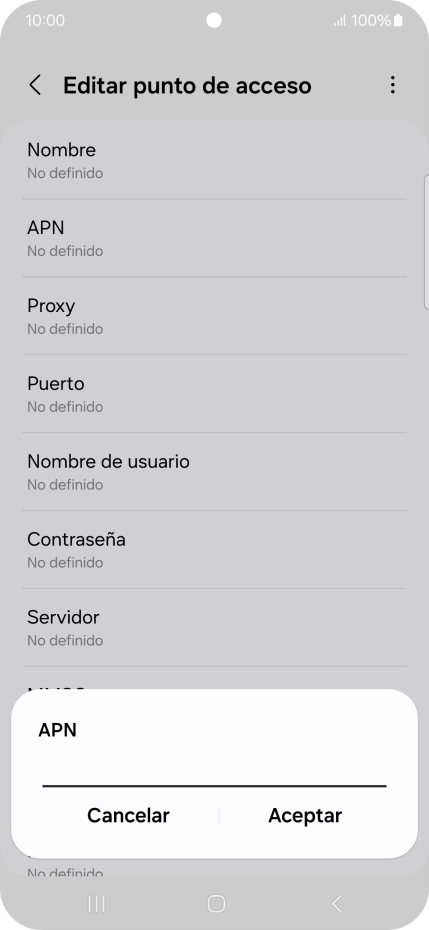 Introduce airtelwap.es y pulsa Aceptar. Introduce airtelwap.es y pulsa Aceptar.