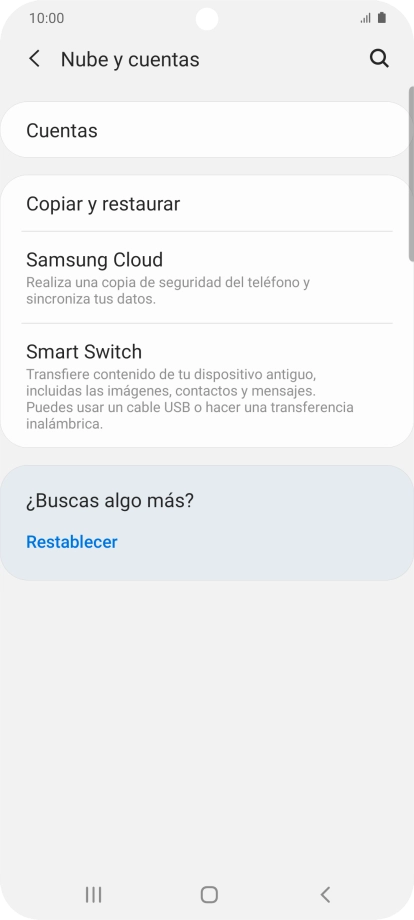 Pulsa Cuentas.