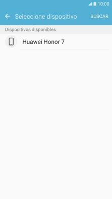 Pulsa el dispositivo Bluetooth deseado y espera un momento mientras se transfiere el archivo. Pulsa el dispositivo Bluetooth deseado y espera un momento mientras se transfiere el archivo.
