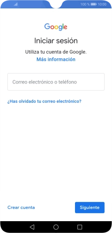 Si no tienes una cuenta de Google, pulsa Crear cuenta y sigue las indicaciones de la pantalla para ver cómo crear una cuenta nueva. Si no tienes una cuenta de Google, pulsa Crear cuenta y sigue las indicaciones de la pantalla para ver cómo crear una cuenta nueva.