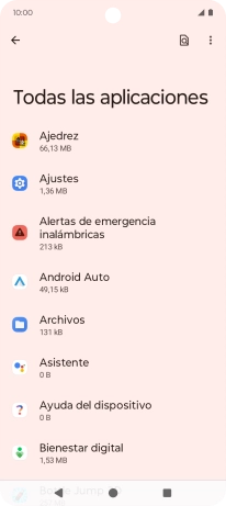 Pulsa la app deseada. Pulsa la app deseada.