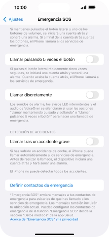 Pulsa el indicador junto a Pulsa el indicador junto a