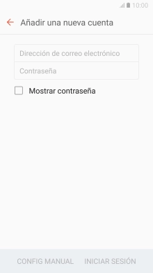 Pulsa Dirección de correo electrónico e introduce tu dirección de correo electrónico.