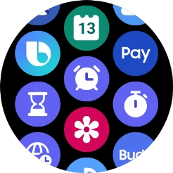 Pulsa el icono de Bixby.