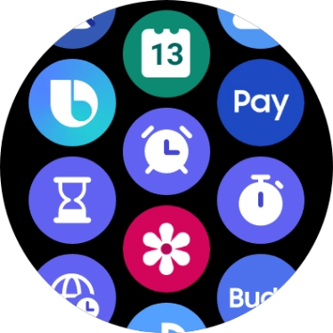 Pulsa el icono de Bixby.