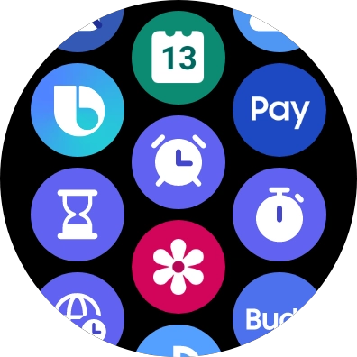 Pulsa el icono de Bixby.