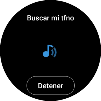 Pulsa Detener cuando hayas encontrado el teléfono. Pulsa Detener cuando hayas encontrado el teléfono.