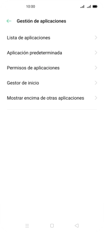 Pulsa Lista de aplicaciones. Pulsa Lista de aplicaciones.