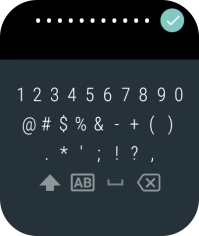 Introduce la contraseña de la red wifi y pulsa el icono de aceptar. Introduce la contraseña de la red wifi y pulsa el icono de aceptar.