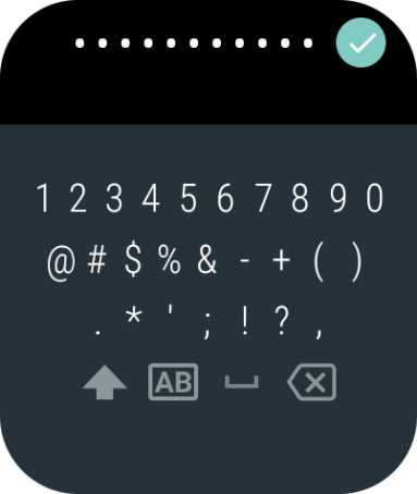 Introduce la contraseña de la red wifi y pulsa el icono de aceptar. Introduce la contraseña de la red wifi y pulsa el icono de aceptar.
