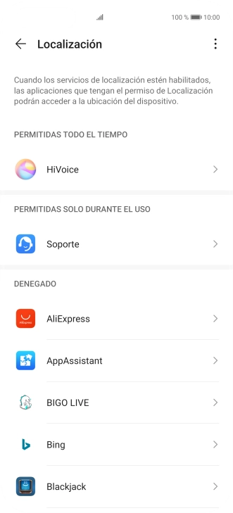 Pulsa la app deseada. Pulsa la app deseada.