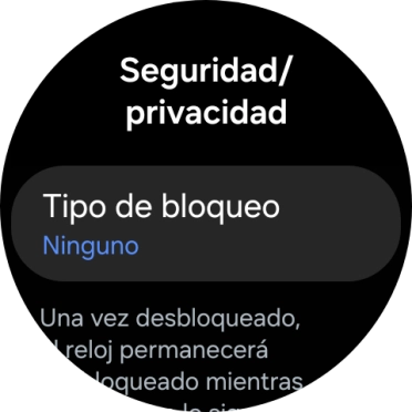 Pulsa Tipo de bloqueo. Pulsa Tipo de bloqueo.