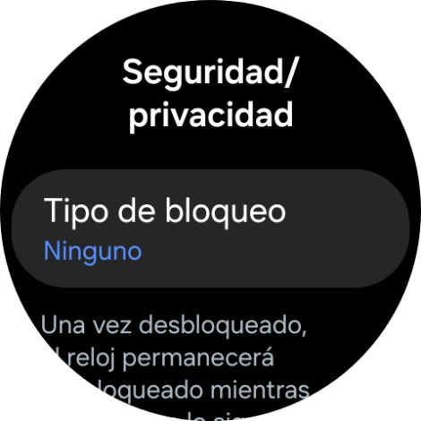 Pulsa Tipo de bloqueo. Pulsa Tipo de bloqueo.