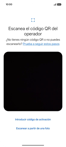 Coloca el código QR dentro del marco de la cámara del teléfono para escanearlo. Coloca el código QR dentro del marco de la cámara del teléfono para escanearlo.