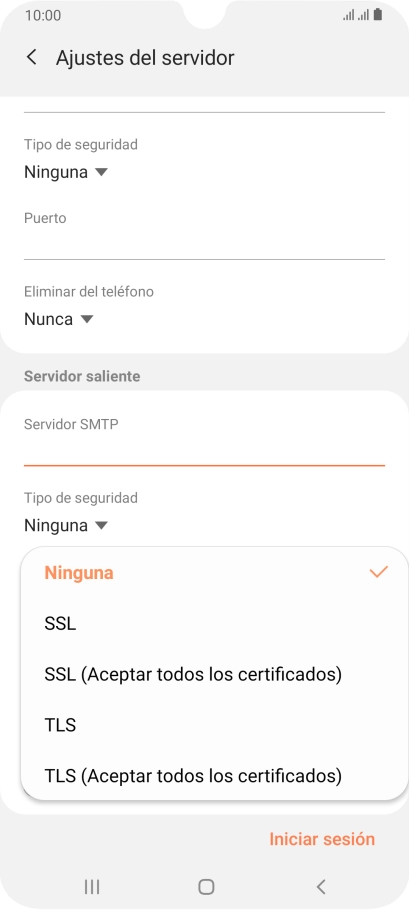 Pulsa Ninguna para desactivar la función. Pulsa Ninguna para desactivar la función.