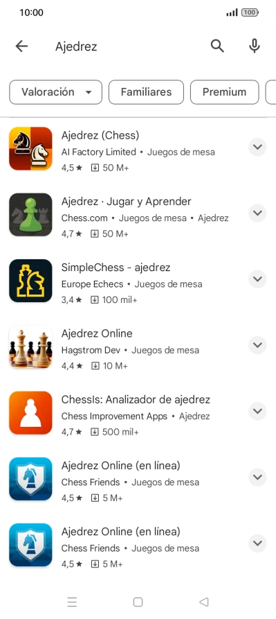 Pulsa la app deseada. Pulsa la app deseada.