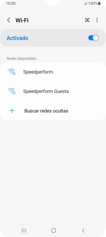Pulsa la red wifi deseada.
