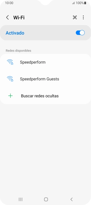 Pulsa la red wifi deseada.