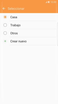 Pulsa el tipo de correo electrónico deseado. Pulsa el tipo de correo electrónico deseado.