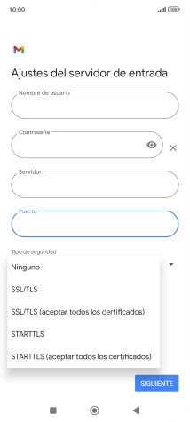 Pulsa SSL/TLS.