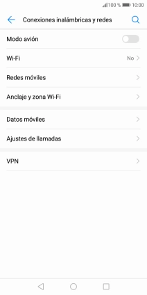 Pulsa Datos móviles. Pulsa Datos móviles.