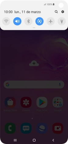 Pulsa el icono de ajustes.