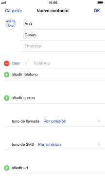 Pulsa Teléfono e introduce el número de teléfono deseado. Pulsa Teléfono e introduce el número de teléfono deseado.