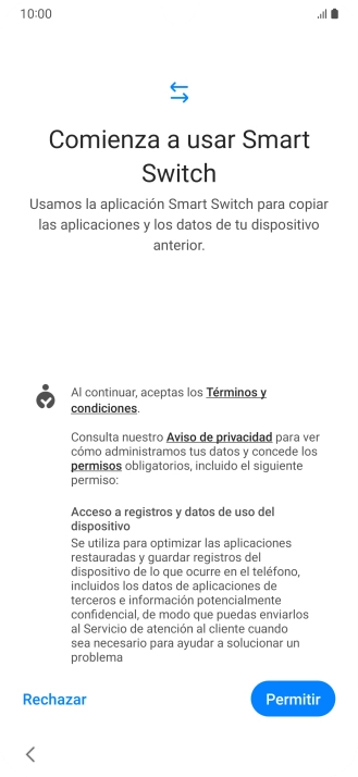 Pulsa Permitir. Pulsa Permitir.