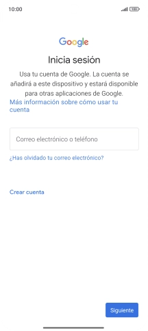 Si no tienes una cuenta de Google, pulsa Crear cuenta y sigue las indicaciones de la pantalla para ver cómo crear una cuenta nueva. Si no tienes una cuenta de Google, pulsa Crear cuenta y sigue las indicaciones de la pantalla para ver cómo crear una cuenta nueva.