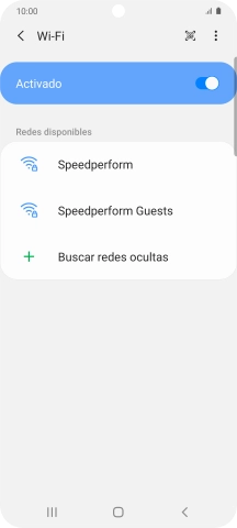 Pulsa el icono de menú. Pulsa el icono de menú.
