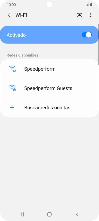 Pulsa el icono de menú. Pulsa el icono de menú.