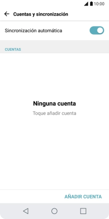 Pulsa AÑADIR CUENTA. Pulsa AÑADIR CUENTA.