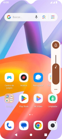 Pulsa el icono de modo de sonido. Pulsa el icono de modo de sonido.