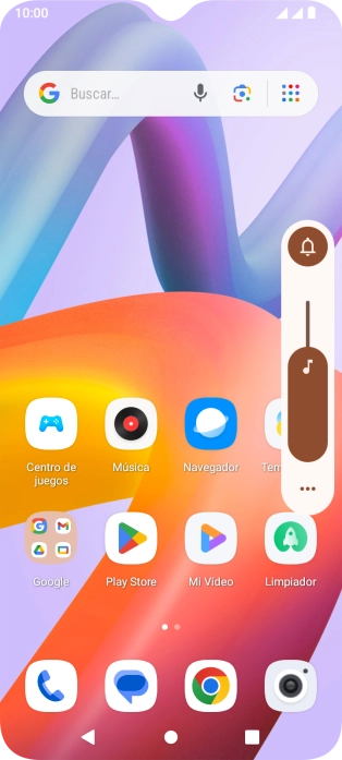 Pulsa el icono de modo de sonido. Pulsa el icono de modo de sonido.