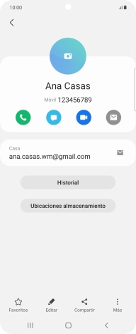 Pulsa el icono de realizar llamadas. Pulsa el icono de realizar llamadas.
