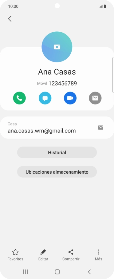 Pulsa el icono de realizar llamadas. Pulsa el icono de realizar llamadas.