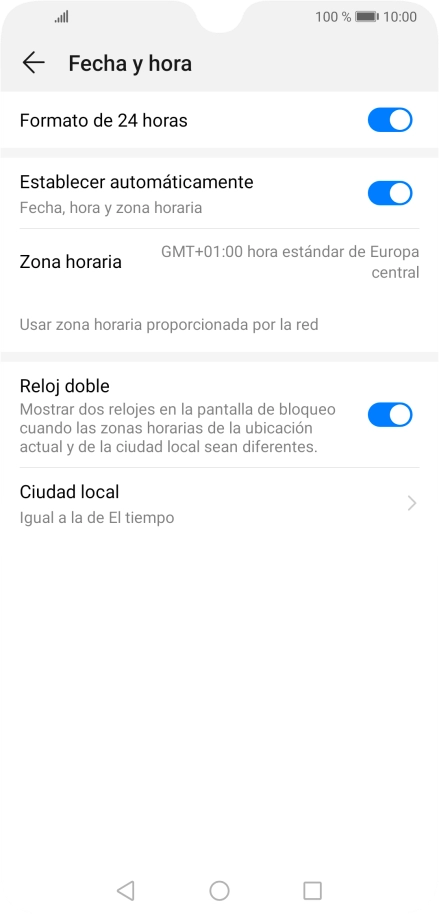 Pulsa la tecla de inicio para terminar y regresar a la pantalla de inicio. Pulsa la tecla de inicio para terminar y regresar a la pantalla de inicio.