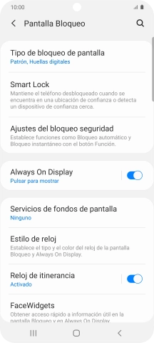 Pulsa Tipo de bloqueo de pantalla e introduce el código de seguridad extra que has creado anteriormente. Pulsa Tipo de bloqueo de pantalla e introduce el código de seguridad extra que has creado anteriormente.
