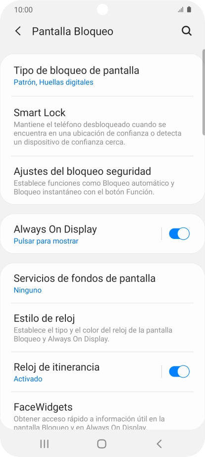 Pulsa Tipo de bloqueo de pantalla e introduce el código de seguridad extra que has creado anteriormente. Pulsa Tipo de bloqueo de pantalla e introduce el código de seguridad extra que has creado anteriormente.
