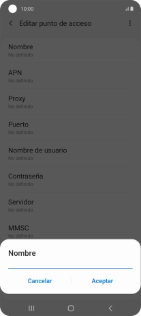 Introduce Vodafone Internet y pulsa Aceptar. Introduce Vodafone Internet y pulsa Aceptar.