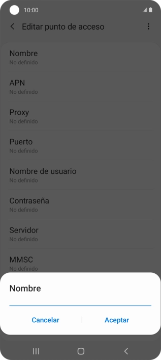 Introduce Vodafone Internet y pulsa Aceptar. Introduce Vodafone Internet y pulsa Aceptar.