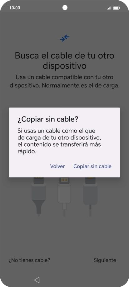 Pulsa Copiar sin cable. Pulsa Copiar sin cable.