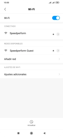Pulsa la tecla de inicio para terminar y regresar a la pantalla de inicio.