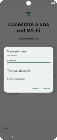 Introduce la contraseña de la red wifi y pulsa Conectar. Introduce la contraseña de la red wifi y pulsa Conectar.