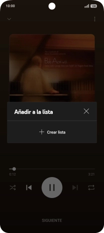 Pulsa Crear lista. Pulsa Crear lista.