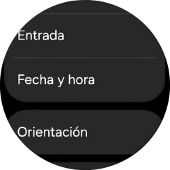 Pulsa Fecha y hora.