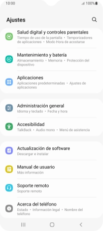 Pulsa Aplicaciones.